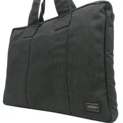 【美品】PORTER ビジネスバッグ ブリーフケース スモーキー ブラック