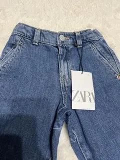 ZARA KIDS ザラキッズ テーパード デニム パンツ 110 ブルー