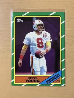 NFL HOF STEVE YOUNG 1986 TOPPS ROOKIE