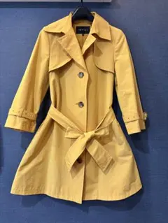 INDIVI イエロートレンチコート 38