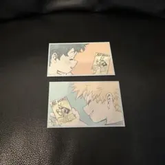 ヒロアカ原画展　メモリアルコレクション　緑谷　爆豪