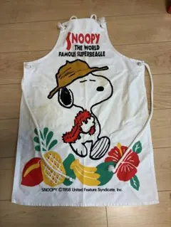 SNOOPY COOKING TIME エプロン レッド - メルカリ