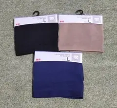 ユニクロ　ショーツ　ジャストウエスト　L 3枚セット