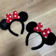 Disney ディズニーランド　ミニー　マウス　カチューシャ　ヘアバンド