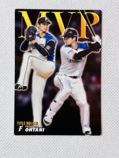 大谷翔平 2017 カルビー MVP TITLE HOLDER