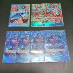 ONEPIECEカード　ジンベエ　Ｌ　SR　アーロン　蒼海の七傑