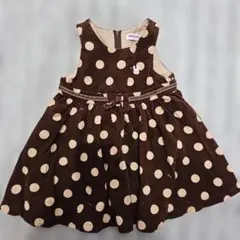 MIKIHOUSE コーデュロイワンピース 90サイズ　長袖白シャツセット