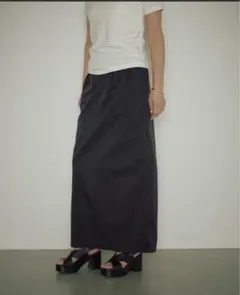 【earthy_】シアーナイロンタイトスカート
