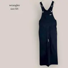 ラングラー wrangler サロペット　オールインワン　ブラックデニムのサムネイル