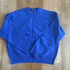 プレミアムラムクルーネックセーター