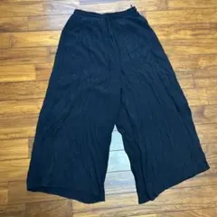 SHOO LA RUE ブラック ガウチョパンツ Lサイズ