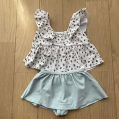 2色2柄セパレート水着_UVカット+ラッシュガード