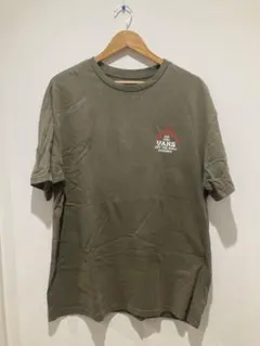 VANS Tシャツ PIZZERIA カーキ Mサイズ