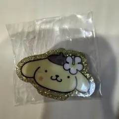 サンリオヘアクリップ　ヘアアクセポムポムプリン