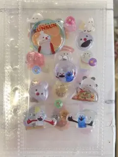 シール帳完成品お裾分け5ページ♡6リングリフィル♡