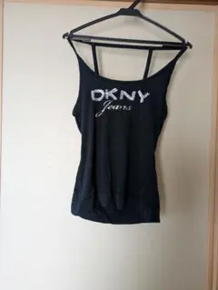 【DKNY JEANS】ロゴノースリーブ ★ ブラック★ M★ダナキャラン ​