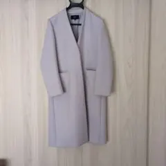 SHIPS Colorsライトグレー ロングコート