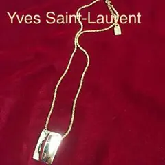 YSL イヴサンローラン ヴィンテージ ネックレス クロコダイル サンローラン