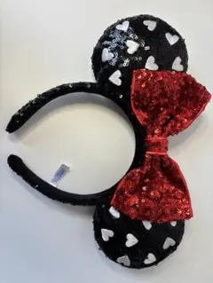 ディズニー ミニーちゃん カチューシャ スパンコール 被り物