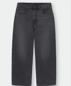 GU バギージーンズ　グレー　32インチ