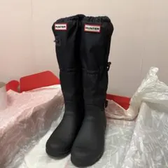 HUNTER レインブーツ ロング ブラックのサムネイル