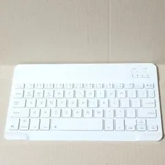 《353》美品 充電式 Bluetooth接続 ホワイトキーボード