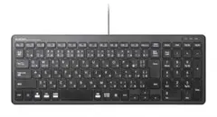 エレコムキーボード 有線 コンパクトキーボード ブラック TK-FCP097BK