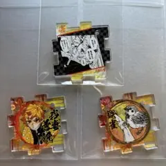 鬼滅の刃　我妻善逸　繋がるアクリルパズルコレクション　3点おまとめ　無限城編