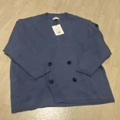 【定価¥19,800-】PUBLIC TOKYOダブルブレストニットブルゾンのサムネイル