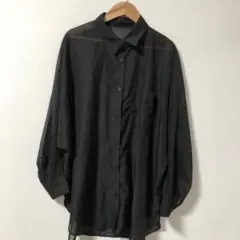 INGNI シアーブラウスＭ　黒のブラウス