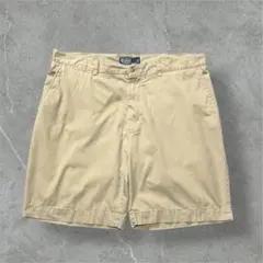 【W38】Polo by Ralph Lauren チノショーツ ベージュ古着