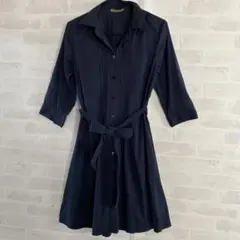 PROPORTION BODY DRESSINGネイビー シャツワンピース Ｍ