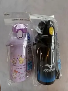 Skater 直のみ　ワンタッチボトル　2本セット ポケモン ミズノ　スポーツのサムネイル