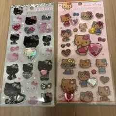 正規品　ハローキティ　キラキララインストーンシール　2点