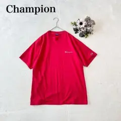 【チャンピオン】半袖Tシャツ（L)クルーネック 英字ロゴ 混綿 カジュアル