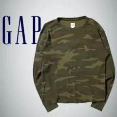 00's old GAP サーマル ロンt カモ 迷彩柄 cityboy 古着