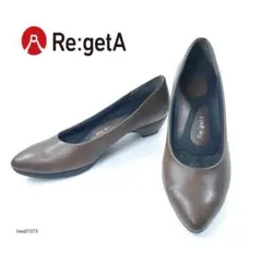 Re:getA パンプス ポインテッドトゥ ローヒール 24cm コンフォートのサムネイル