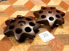 オムニバーナー・ブラボーワン共通ウッドレジンハンドルゼブラパターン オムニバーナー・ブラボーワン共通ウッドレジンハンドルゼブラ