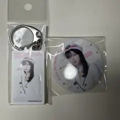 櫻坂46 松本和子 JR東日本 コラボ 駅名標風キーホルダー 缶バッジ セット1