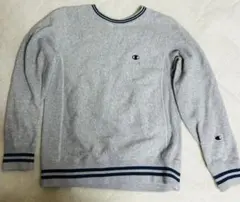 Champion グレー クルーネック トレーナー　S スモール