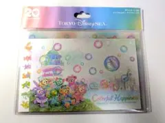 ダッフィー＆フレンズ カラフルハピネス　20周年　クリアホルダー ポストカード