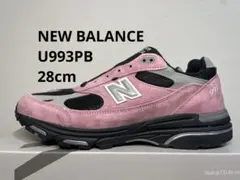 新品未使用品 ピンク28cm NEW BALANCE U993PB