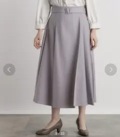 grove くるみバックルラップ風スカート Mサイズ
