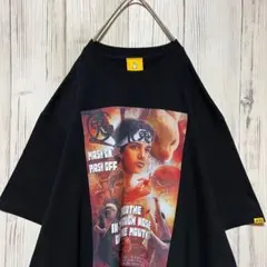 【新品 タグ付】FR2 カラテキッド ビッグロゴプリントTシャツ 希少XL 黒