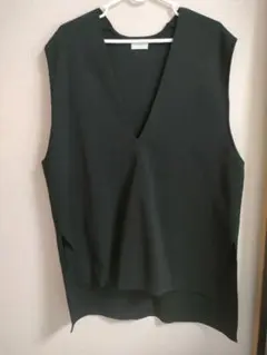 green label relaxing Vネックニットベスト