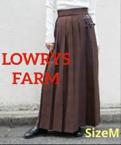 【LOWRYS FARM】ローリーズファーム チェックキルトスカートMサイズ