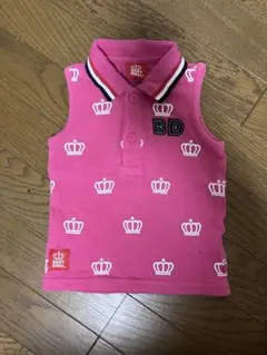 BABY DOLL ノースリーブタンクトップ 90 ピンク　2枚セット