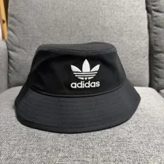 adidas ブラック バケットハット 新品タグ付き