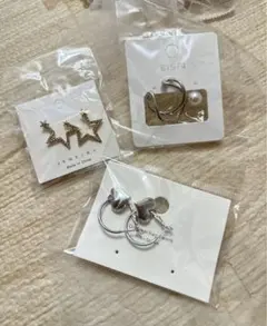 【24時間以内発送】ピアス　イヤーカフ3点セット