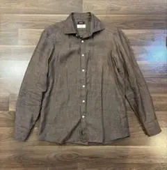 【美品】【BRILLA per il gusto】リネンワイドカラーシャツのサムネイル